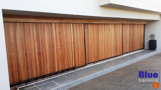 Triple Telescopic Sliding Gate  Driveway Gates  Blue Engineering  Durban [upl. by Annyl]