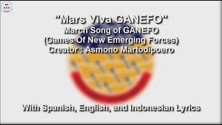 Mars Viva Ganefo  March Song of Ganefo Games of New Emerging Forces  With Lyrics [upl. by Neetsyrk]