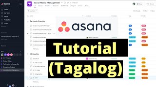 Asana Tutorial Tagalog  Project Management Software for Online Jobs [upl. by Mit]