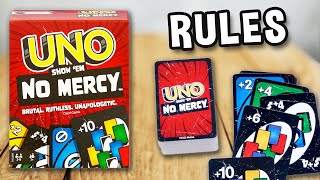 how to play UNO show em no mercy  GAMEPLAY  RULES  SPIELREGELN TV [upl. by Eitsirhc]