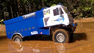 Getting STUCK in MUD in our New 1300 USD Mechanics Truck  RC ADVENTURES [upl. by Everrs]