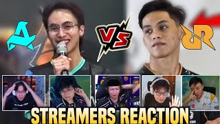 Streamers reaction to Aurora Avenging FNOP Against RRQ in SPS😱😱 [upl. by Brackett]