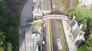 cromford rail station on Derwent Valley Line [upl. by Aranat]