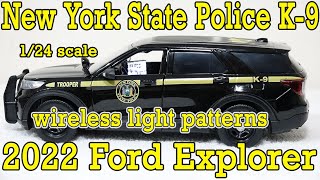 New York State Police K9 Wireless Lights 2022 Ford Explorer [upl. by Cousins798]