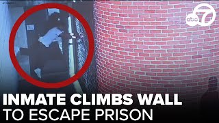 Danelo Cavalcante update Convicted murderer climbs prison wall over razor wire to escape [upl. by Magbie]