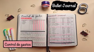 BULLET JOURNAL  CONTROL DE GASTOS Y AHORRO 💰 [upl. by Pry360]