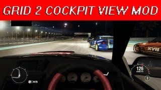 Grid 2 In Car View  Cockpit View Mod [upl. by Feriga]