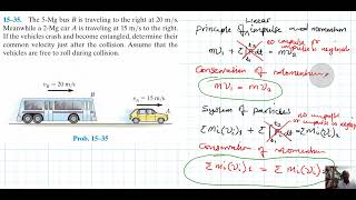 15–35 Kinetics of a Particle Impulse and Momentum Chapter 15 Hibbeler Dynamics Benam Academy [upl. by Lewin275]