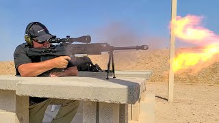 GM6 Lynx Testing the SemiAuto 50 BMG AntiMaterial Bullpup Rifle [upl. by Malcom]