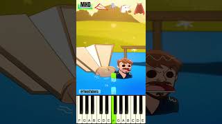 Can MrBeast Fly on A Feastables Plane TheToonTubers  Piano Tutorial [upl. by Antonetta199]