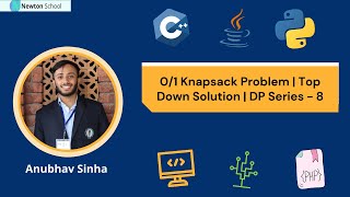 01 Knapsack Problem  Top Down Solution  DP Series  8 [upl. by Hairacaz]