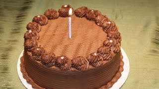 Chocolate ganache cake decoration [upl. by Kant]