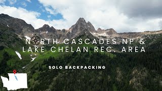 Solo Backpacking The RainbowMcAlester Lake LoopNorth Cascades NPLake Chelan Rec Area [upl. by Reamy]