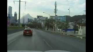 STREETS OF MONTERREY Ave Lázaro Cárdenas al Poniente [upl. by Ansaev]