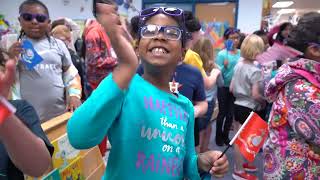 Springwoods Elementary School hosts parade for military children [upl. by Bonnice]