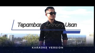 Tepambar  Anthony Usan  Karaoke Version [upl. by Cykana]