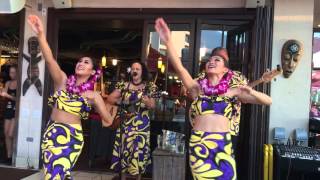 Kawika  Live hula song performed by Malu at Tikis Grill amp Bar in Waikiki [upl. by Hyacintha]