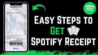 How to Get Spotify Receipt [upl. by Blossom]