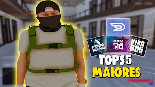 TOP 5 MAIORES SERVIDORES DO MTA 2024  GTA MTA RP [upl. by Gnuhp]