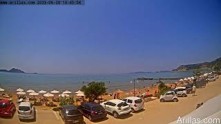 20230620 Arillas Corfu Live Webcam [upl. by Scarface]