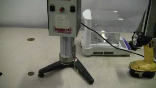 Brookfield Engineering Viscometer Model RVDV [upl. by Evey]