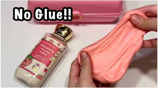 Lotion Slime 🧴How To Make Slime With Just Lotion [upl. by Pubilis]