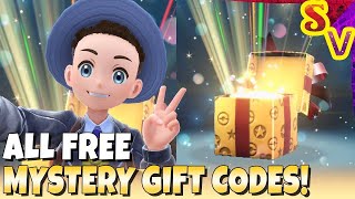 POKEMON SCARLET MYSTERY GIFT CODES  POKEMON VIOLET MYSTERY GIFT CODES [upl. by Elisabetta]