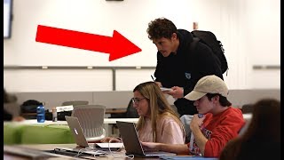 Copying Strangers Notes Prank [upl. by Aleihs]