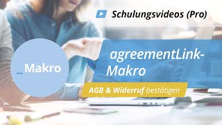 Schulungsvideo Pro  agreementLinkMakro  onOffice Software [upl. by Haramat857]