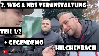 Dritter Weg amp NDS  Gegendemo Teil 1 quotVersammlungs Kunst und Meinungsfreiheitquot Hilchenbach 91124 [upl. by Yesmar]