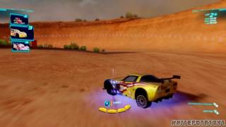 Cars 2 The Video Game  Request  Jeff Gorvette  Canyon Run [upl. by Hanley]