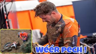 Jeffrey Herlings crash  Jeffrey Herlings moet GP van Nederland missen na val en sleutelbeenbreuk [upl. by Ahcsatan]