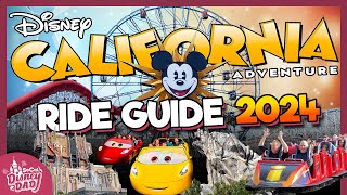 Disney California Adventure Rides 2024  EVERYTHING You Need to Know [upl. by Oznohpla103]