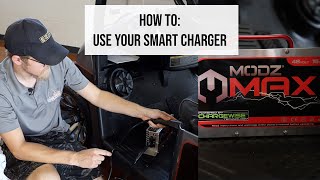 How To Use Your MODZ Max Smart Charger  Dean Team Golf Carts [upl. by Eliades]