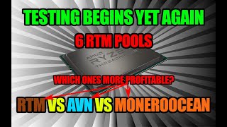 Testing Has Started  Best Raptoreum Pool  RTM VS AVN VS MoneroOcean [upl. by Akinohs]