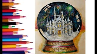 Prismacolor 150 Set Review  The Nebular Colors Snow Globe [upl. by Ailadi]