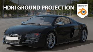 HDRi Ground Projection with a Free Blender AddOn [upl. by Lukas107]