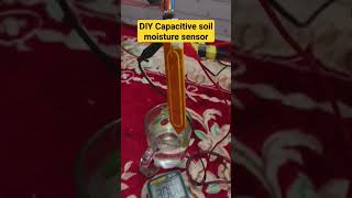 DIY capacitive soil moisture sensor esp32 [upl. by Eetnuahs111]