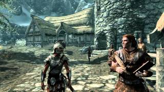 All Skyrim intro dialogue for all races [upl. by Carline7]