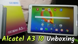 Alcatel Tablet  New 2018 Alcatel A3 101inch 32GB3GB with WiFi4G Tablet WhiteGrey [upl. by Etnoed]