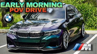 600 HP M340I EARLY MORNING POV DRIVE TO A SUPERCAR MEET‼️💨 [upl. by Eatnoj25]