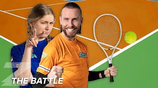 SMASHEN OP DE TENNISBAAN🎾  The Battle  Tennis  Zappsport [upl. by Euqinna835]