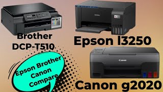 👉Best ink Tank printer Allin One Color Epson VS Canon VS Brother printer Compare Eco tank 👈 epson [upl. by Hakilam869]