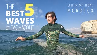 5 Best Waves in Morocco Taghazout  Morocco Part 2 [upl. by Ayerf]