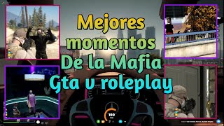 MEJORES MOMENTOS DE LA MAFIA  Gta v roleplay [upl. by Patman]