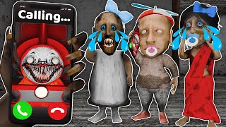 Grannys Bad Babies Call Scary Choo Choo Charles  Funny Horror Animation [upl. by Chancellor525]