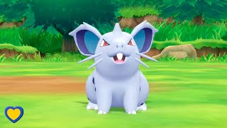 HOW TO GET Nidoran in Pokémon Lets Go Pikachu amp Eevee [upl. by Lalib]