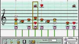 Saturos Battle Theme from Golden Sun in Mario Paint Composer [upl. by Loleta926]