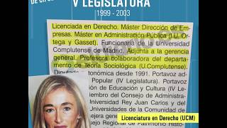 EXCLUSIVA Cifuentes miente en su currículum desde hace 25 años [upl. by Hannasus]