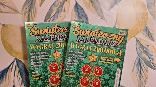 🎄Świąteczny Kalendarz 🎄lotto zdrapki [upl. by Tisbe]